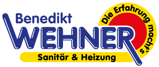 Logo Benedikt Wehner Sanitär und Heizung. "Die Erfahrung macht's"